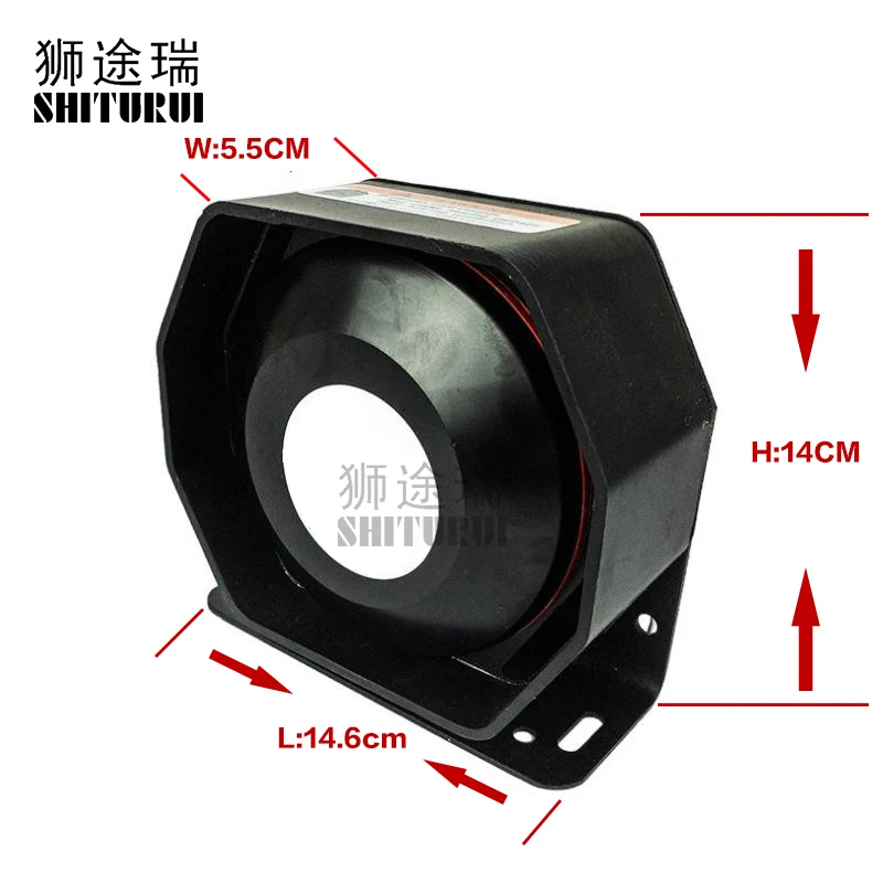 600 Вт полицейская сирена автомобильная микрофонная акустическая система 18