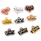 20 шт. 12x9 мм бусины подвески для рукоделия ювелирные изделия ожерелье посеребренные золотые черные Подвески ювелирные изделия