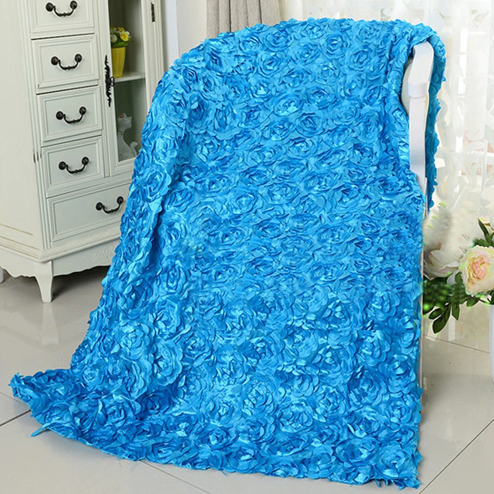 1/5/11 двор 3D Свадебная вечеринка украшения с кружевными розочками ткань Ширина 140