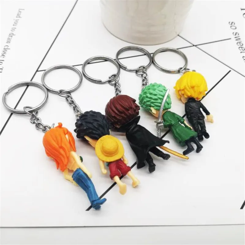 Аниме ONE PIECE Monkey D. Луффи ророноа Зоро Санджи Nami Shanks игрушка брелок аксессуары