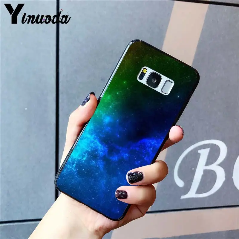 Yinuoda Космос для galaxy Вселенная звезда Темный чехол телефона Samsung Galaxy S9 S20 S10 Plus S10E S6 S7