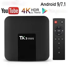 TV Box Android 10.0  Smart TV Box TX6 Android TV BOX 4GB RAM 64GB 4K TVBOX Allwinner H6 Quad Core USD2.4G/5G WiFi pk TX3 mini