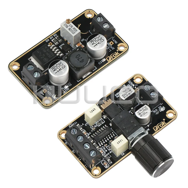5V аудио усилитель 5W + стерео Класс D мощности и понижающий преобразователь DC 4 V 40 к