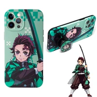 anime demon slayer phone case for iphone 12 xs max xr 11 pro 7 8plus kimetsu no yaiba nezuko tanjirou imd cartoon cover fundas