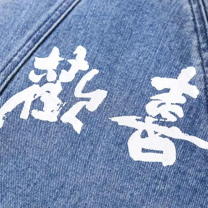 

Mcikkny Men Spring Autumn Denim Jackets Hip Hop Big Pockets Jeans Outwear For Male Streetwear