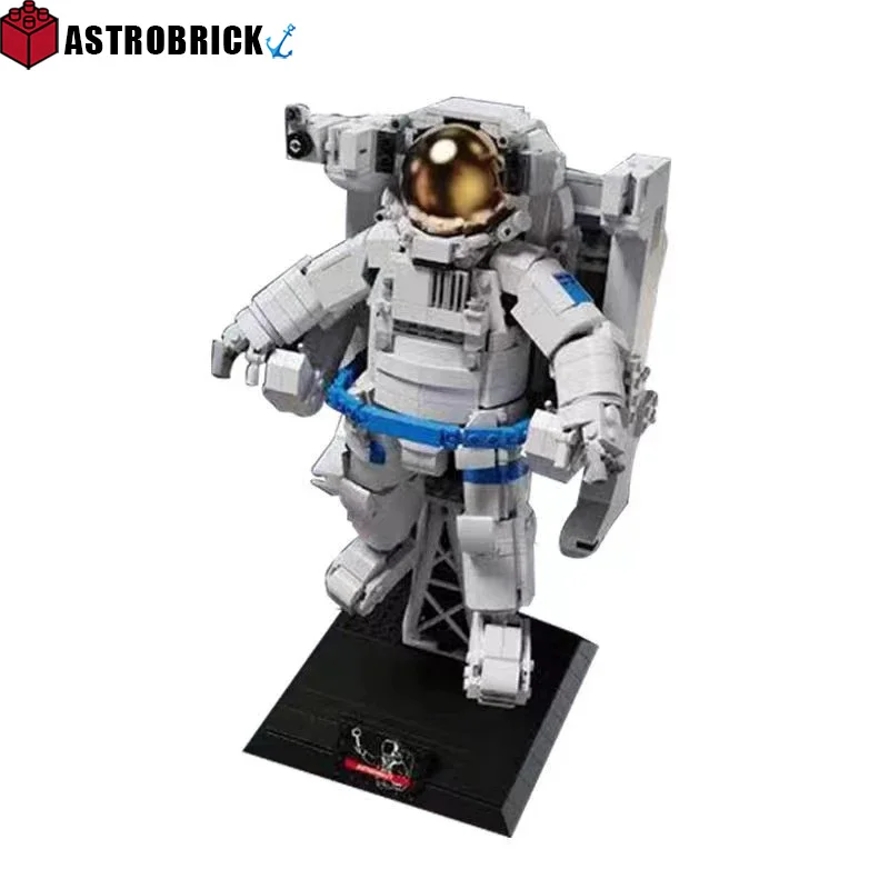 

Astronaut Building Blocks Figure Space Robot Spaceman Space Station Bricks 3D Model Construction Toys For Children Birthday Gift