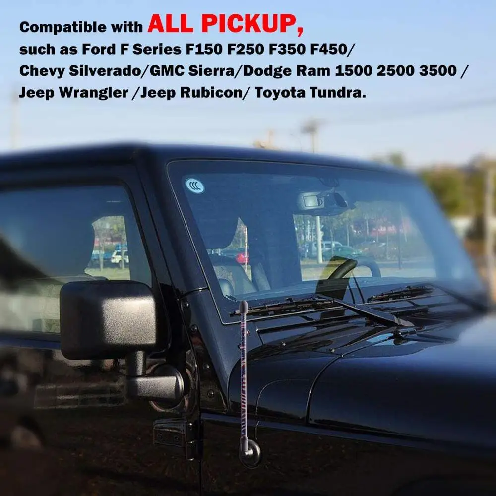 13 ''антенна для грузовика антенна со стрелкой подходит Ram 1500 Ford 150 Внутренняя