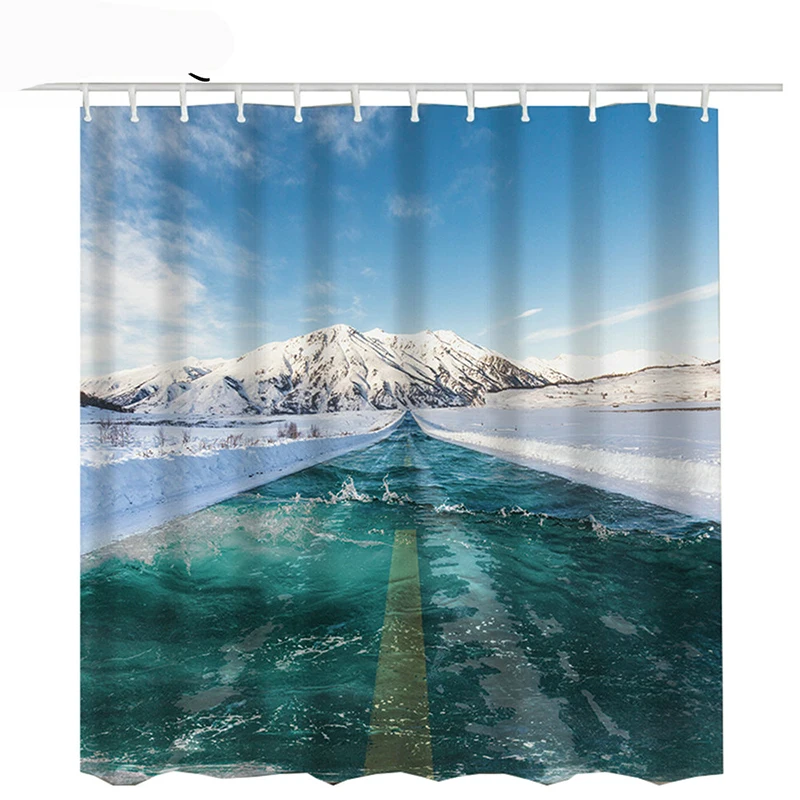 3d занавеска для душа s rideau занавески ванны морского пляжа оптовая продажа
