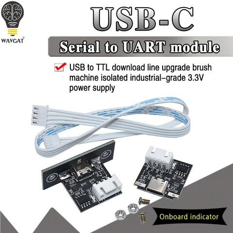 WAVGAT изолированный USB-TTL USB-C UART модуль