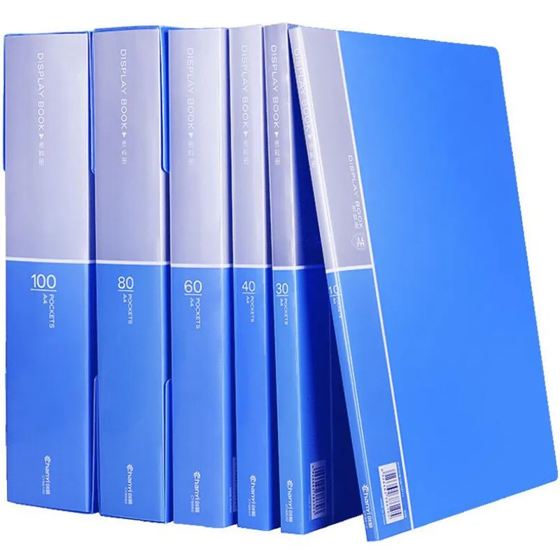 

A4 30/60/80/100 pages File Information Book Paper Folder Student Bag Multi-Layer Document music Folders Office Supplies