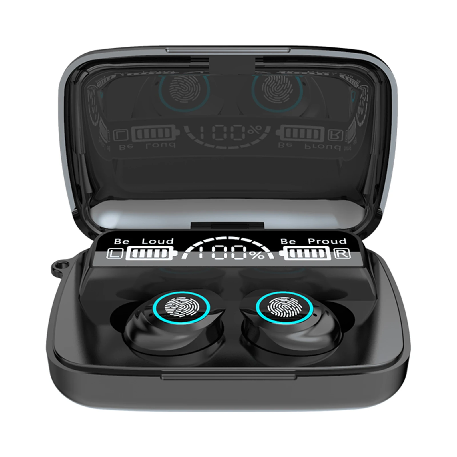 

TWS Earphone Waterproof Wireless In-ear Earbuds Sports Headphone with LED Display Charging Box