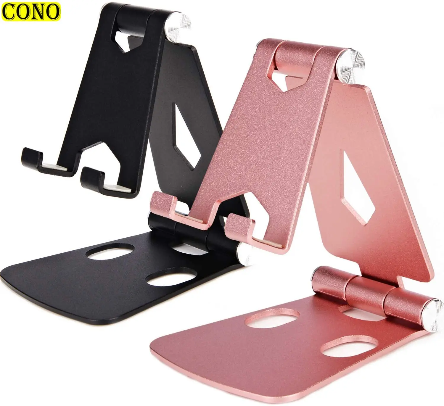 

Mobile Phone Holder Desktop For Tablet Height Adjustable Sturdy Aluminum Metal Phone Stand For iPhone Mobile Phone Accessories