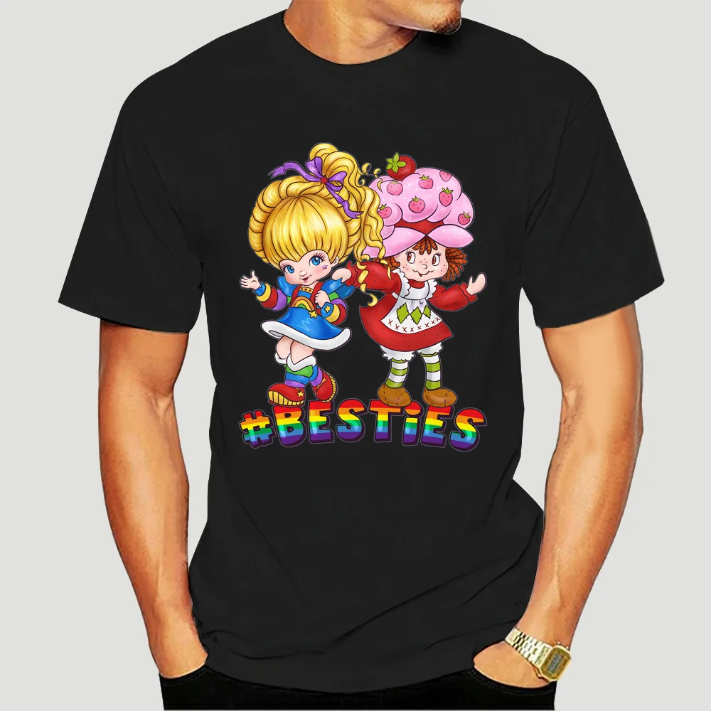 

Rainbow strawberry short sleeve T-shirt