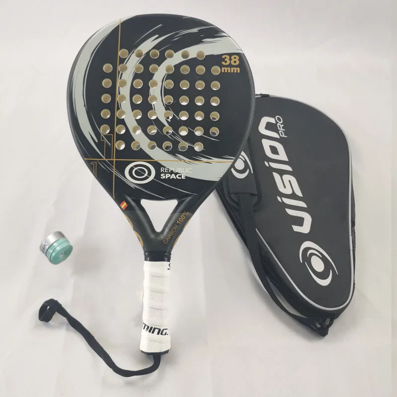 

Professional Full Carbon Beach Tennis Paddle Racket EVA Face Tennis Racket With Bag For Adult Or Child -40