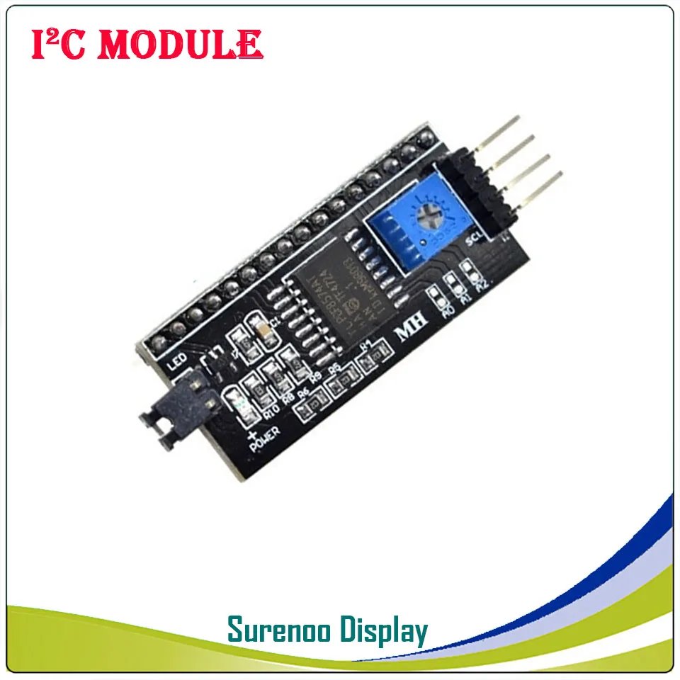 I2C Module Английский/японский/русский/Европейский 1602 162 16X2 символ ЖК-модуль дисплей экран LCM встроенный контроллер SPLC780D - Цвет: I2C Module