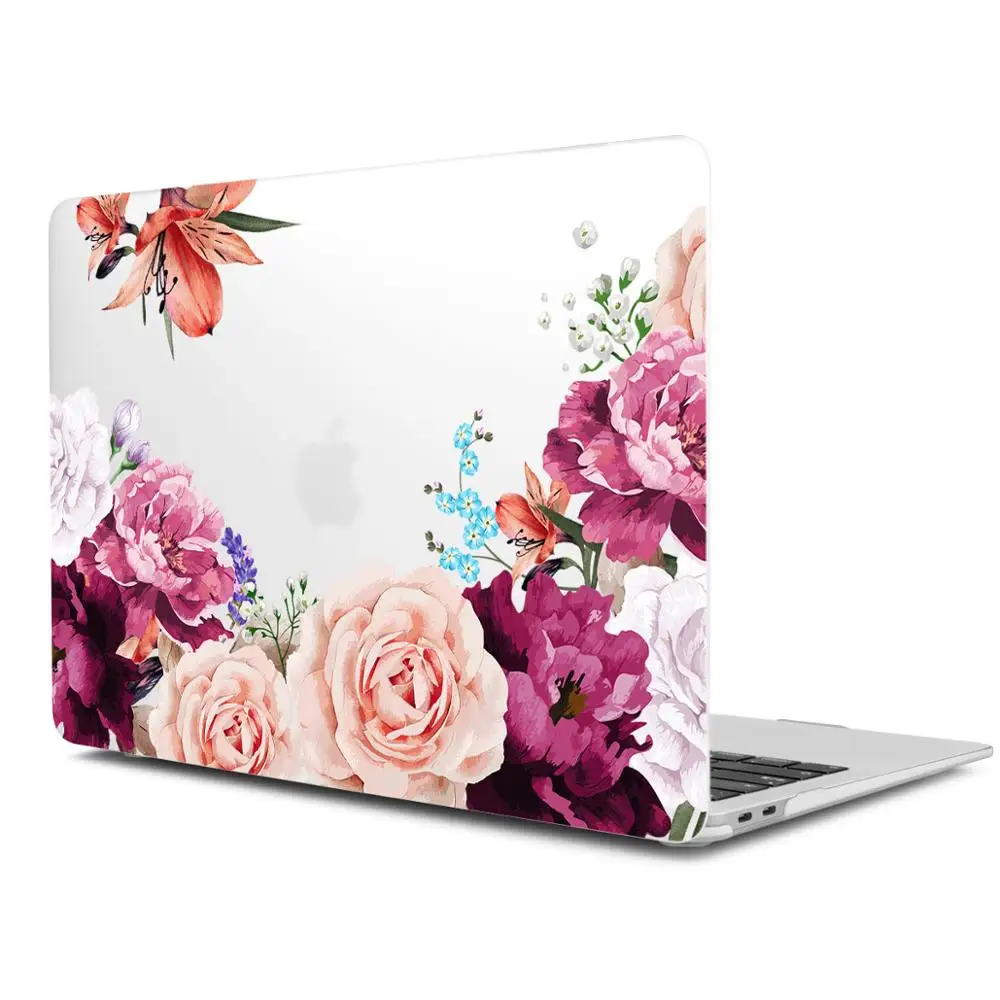 X070 Летний стиль листьев узор Жесткий чехол для Macbook Air 11 12 13 Laptop Sleeve Mac book Pro 13 15 A1989 A1706 с retina - Цвет: X070