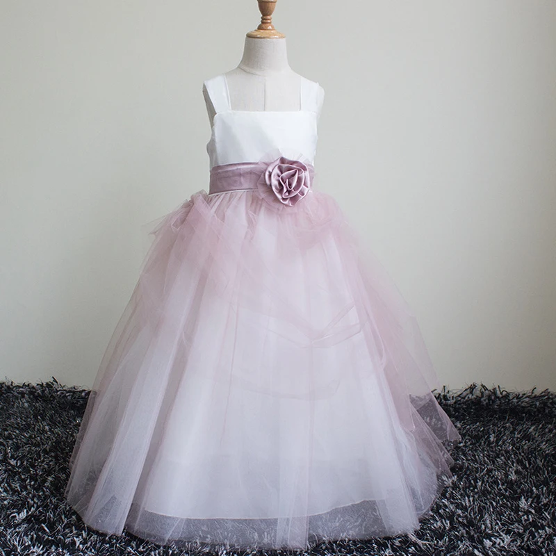 Платья для первого причастия фиолетовое платье выпускного вечера с цветочным