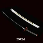 Игрушечная фигурка из аниме, 25 см, клинок рассекающего демонов, меч, Tanjiro Nezuko Zenitsu Inosuke Butterfly Ninja Tomioka Yoshiyuki, модель для молодежи