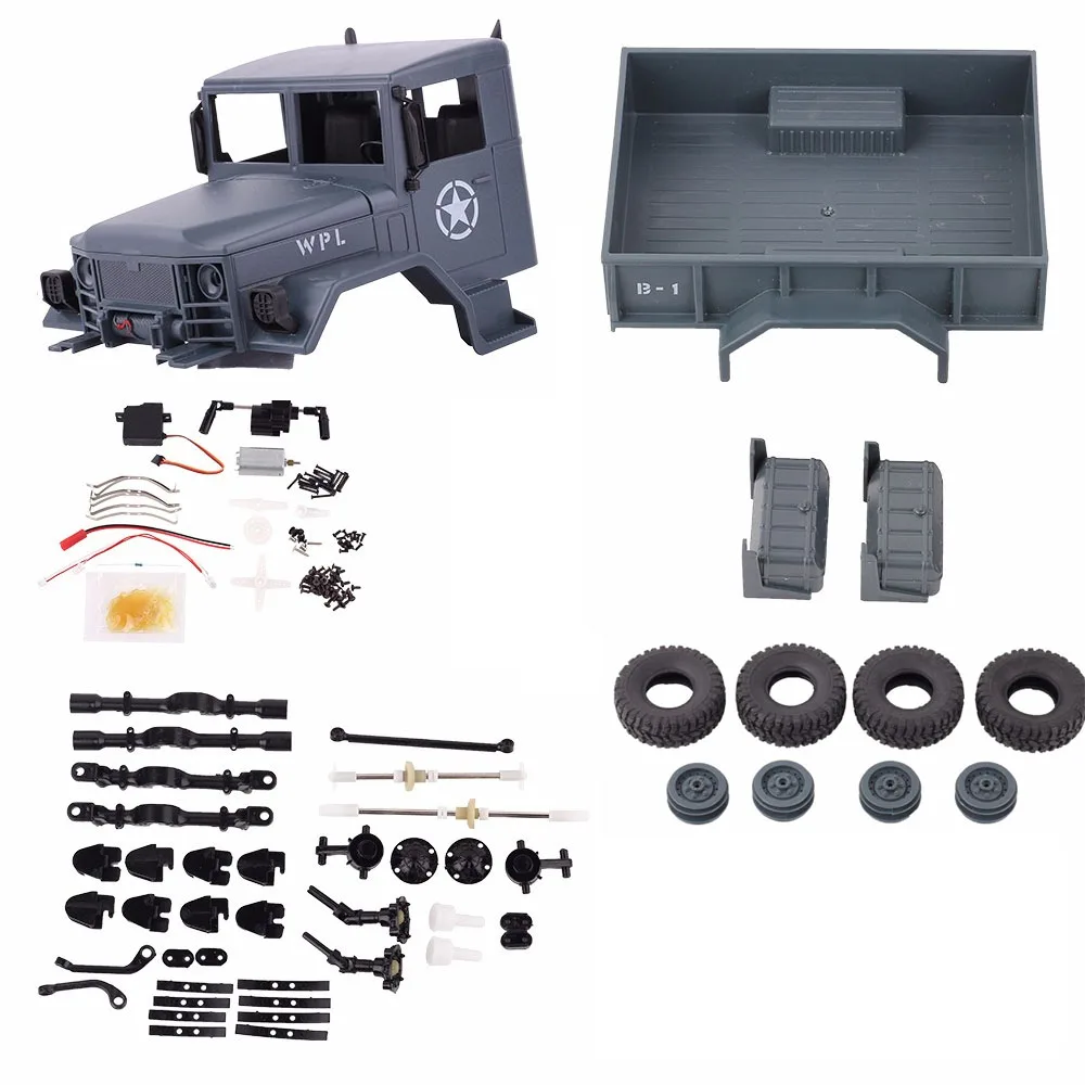 wpl комплект assemblable diy b 14 rc автомобиль гр