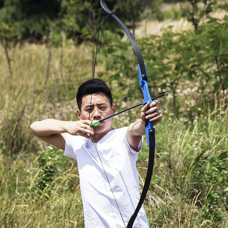 

20lbs, 30lbs, 40lbs bow and arrow archery split alloy straight draw bow recurve sports outdoor sports, used for shooting
