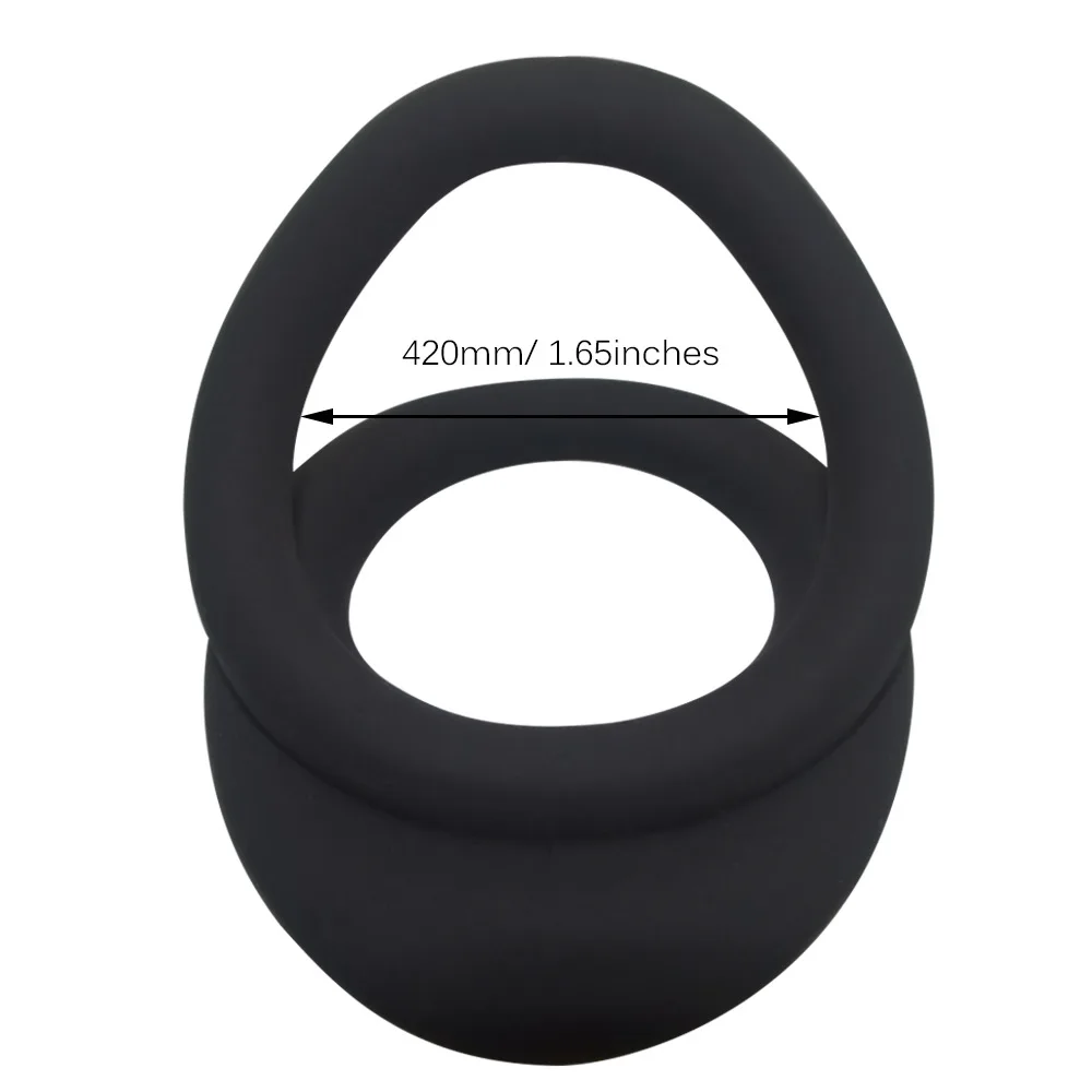 Double Locking Cock Ring Male Delay Penis Rings Cage Ball Stretcher Adult Sex Toys for Man Dick Dildo Chastity Device Shop | Красота и