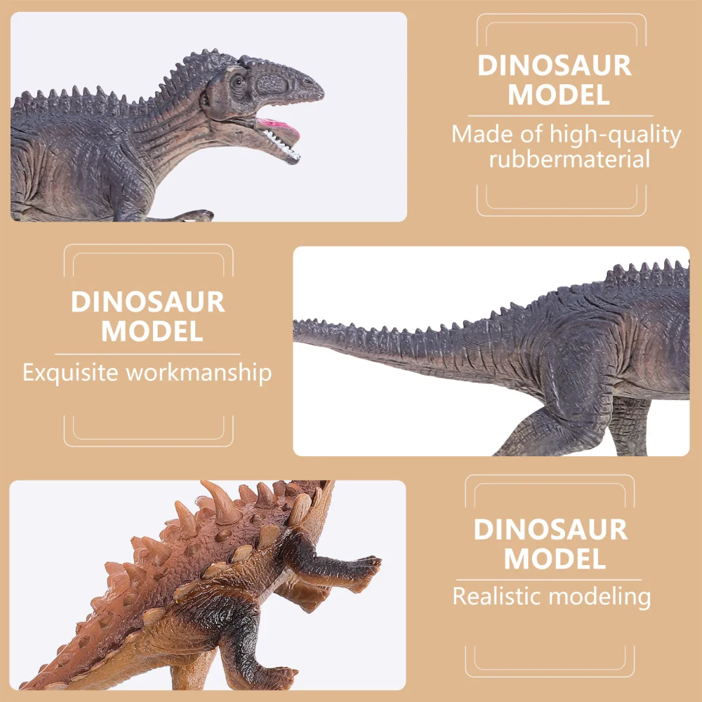 

2 Pcs Figures Toys Mini Simulation Model Toys Models