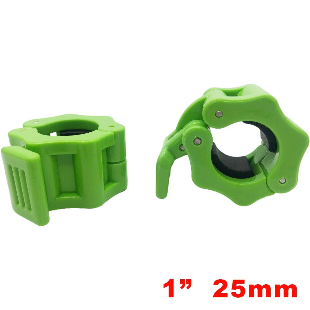 

1 Pair 25mm Dumbbells Clips Weightlifting Barbell Clamps Collars Lock Fitness Musculation Standard Collars Buckle Bar