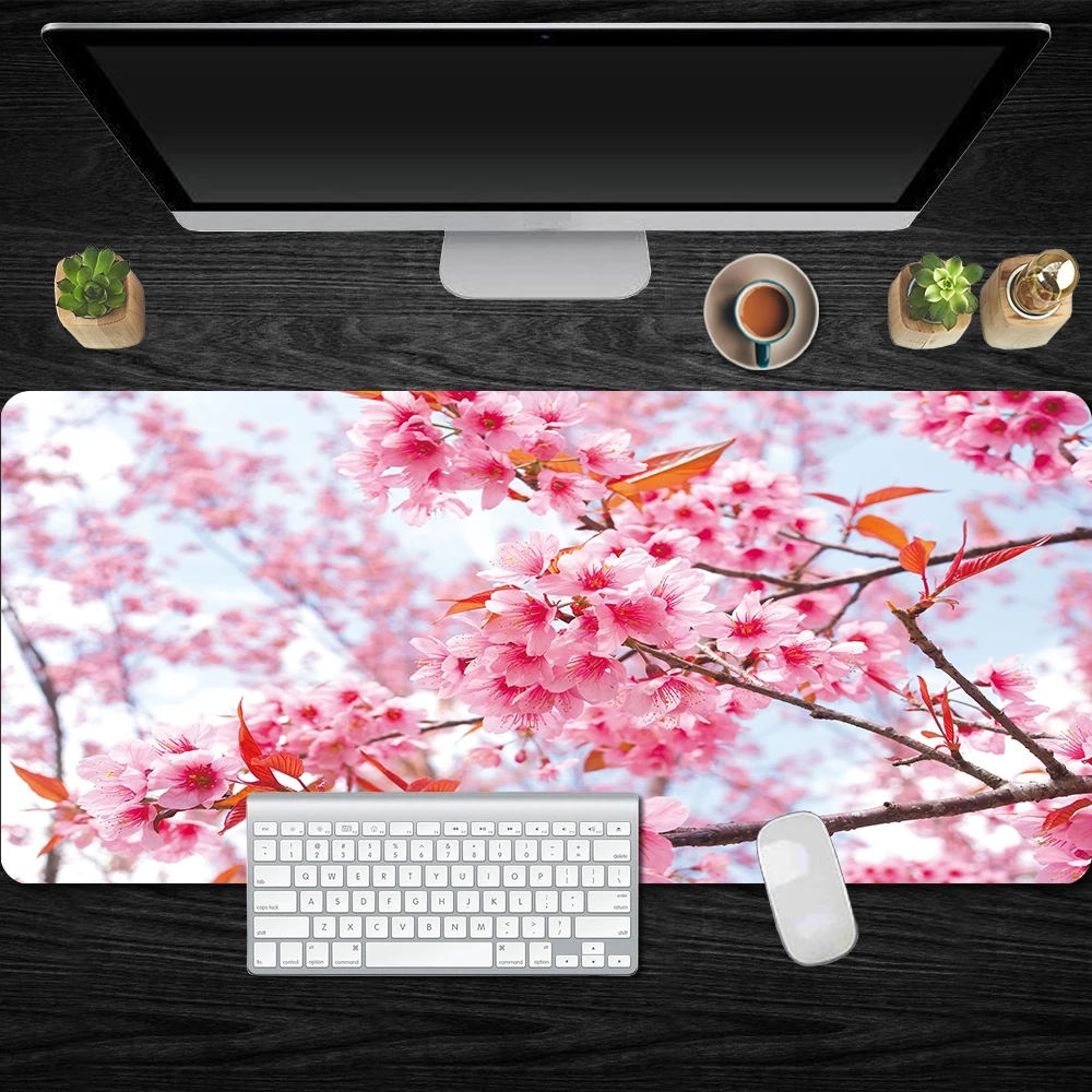 

XXL Anti-slip Mat Mousepad Simple Design Flower Large Office Home Soft Mouse Pad Computer Keyboard Desk Laptop Cushion Table Pad
