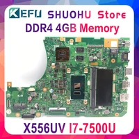 kefu a556uv for asus x556uv x556uq x556ur x556ub fl5900u fl5800u laptop motherboard tested 100 work original mainboard i7 7500u