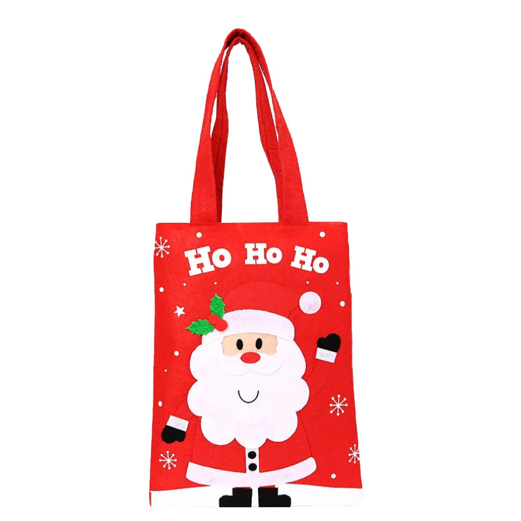 Сумка для рождественских подарков пожилых людей многоразовая сумка из ткани и
