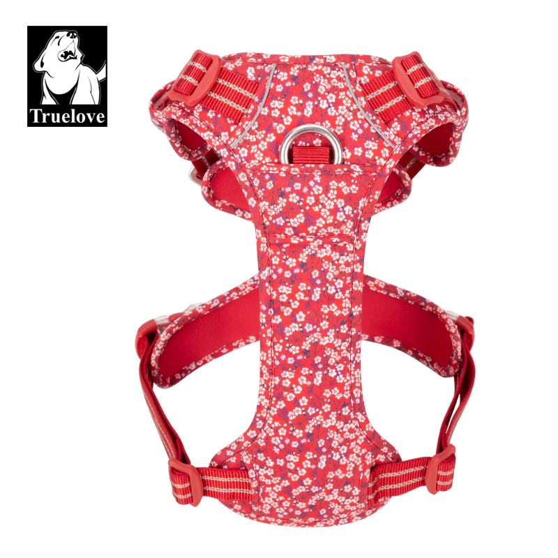 Шлейка для собак TRUELOVE больших и средних питомцев из хлопка алюминиевого сплава с