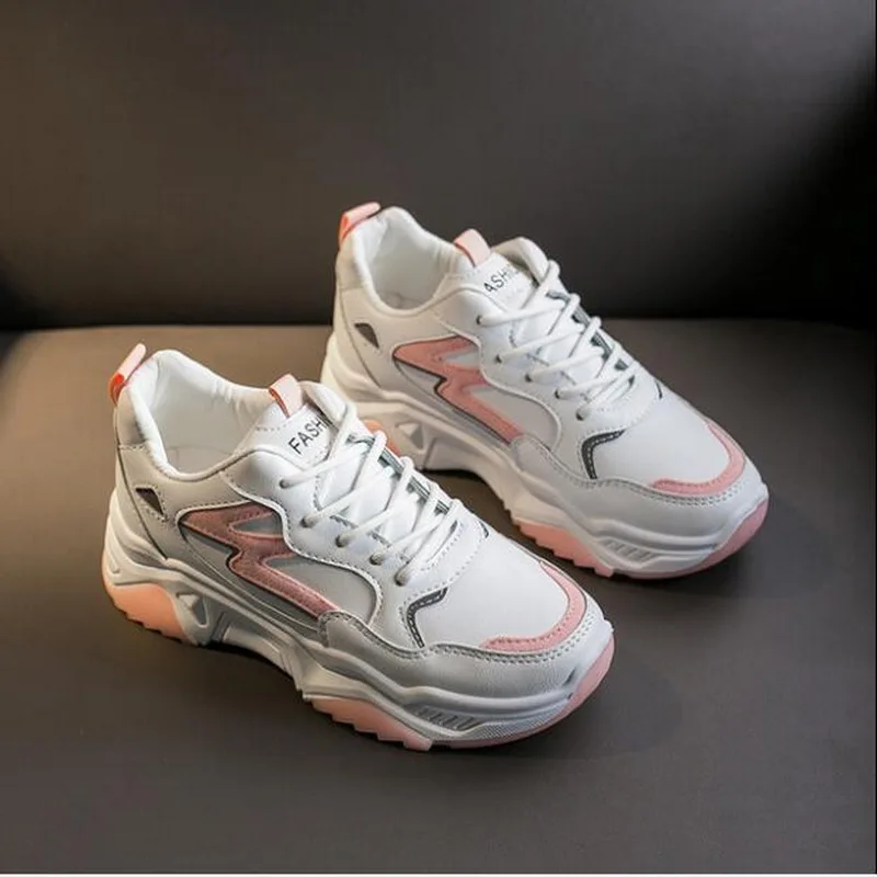 Женские сетчатые кроссовки однотонные черные/фиолетовые/розовые удобная обувь