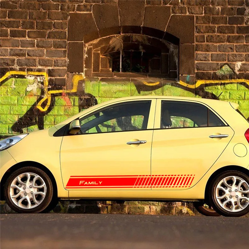 Автомобильная боковая наклейка для Kia Picanto Спортивная гонок Стайлинг автомобиля 1