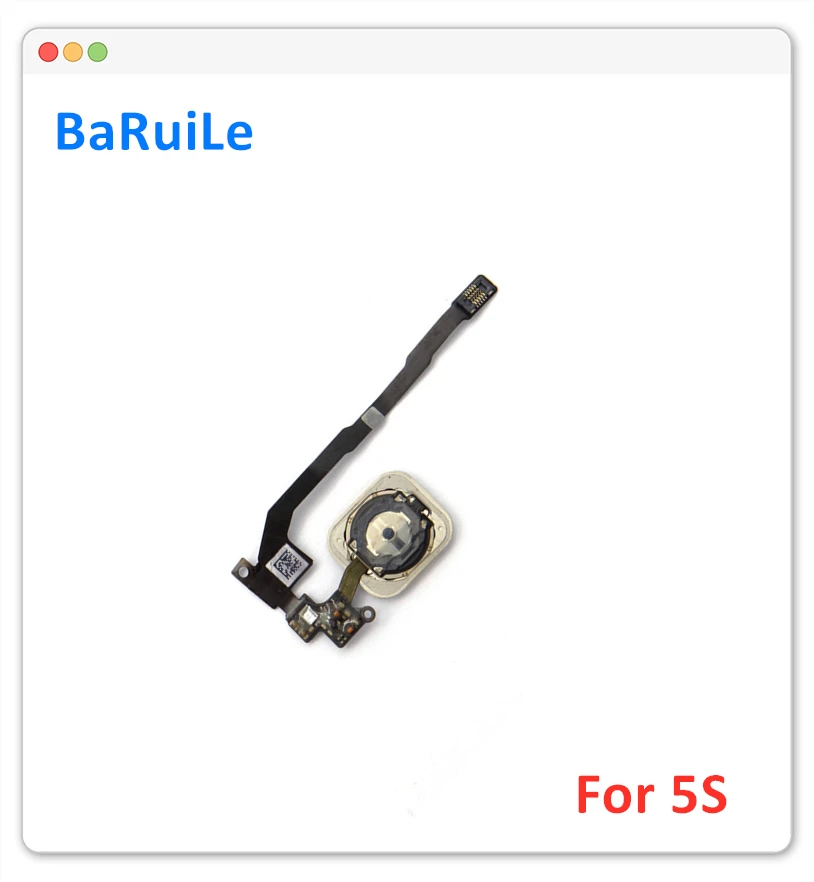 20 шт. кнопка возврата для кнопки Home с гибким кабелем iPhone и меню запасные части