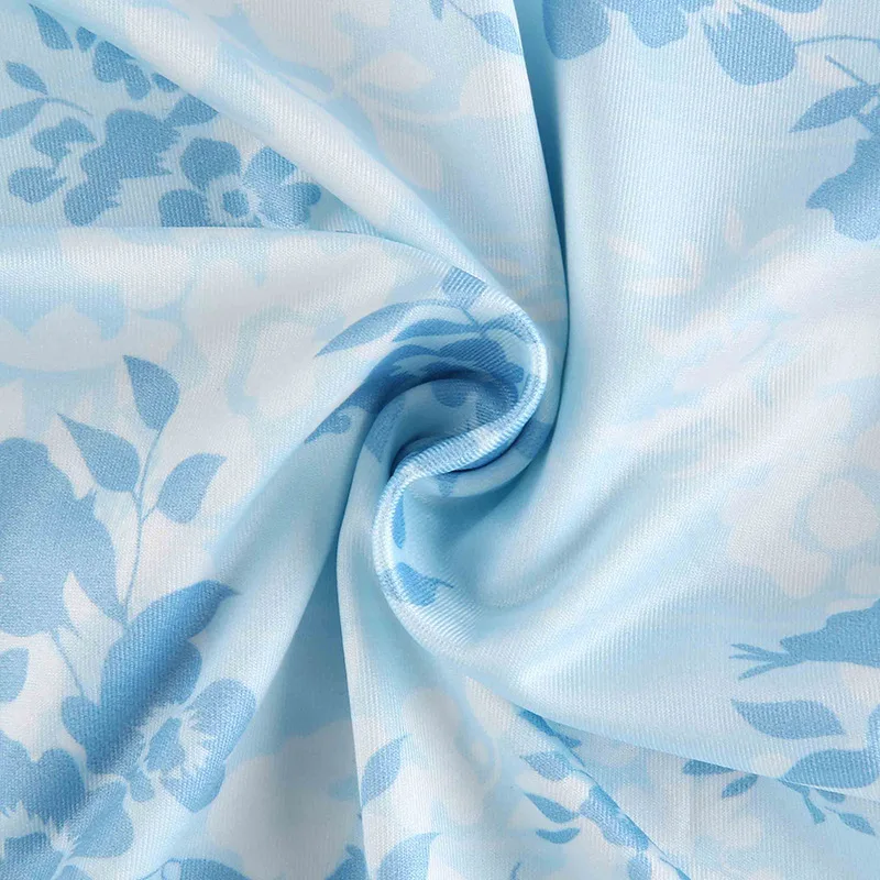 

Zoulv Summer Stylish Lace V-neck High Waist Slim Fit Split Bodycon Short Dress Women's Floral Printed Sling Sleeveless Dress