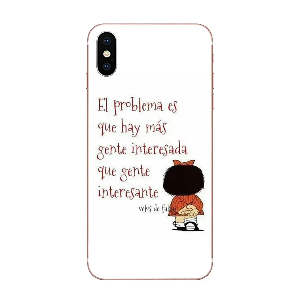 Чехол для мобильного телефона с забавным мультипликационным рисунком Mafalda Girl