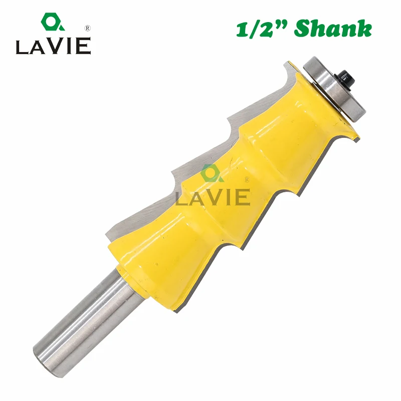 LAVIE 1 шт. 12 мм 1/2 "хвостовик жалюзи Фасонная фреза для деревообработки двери Ножа