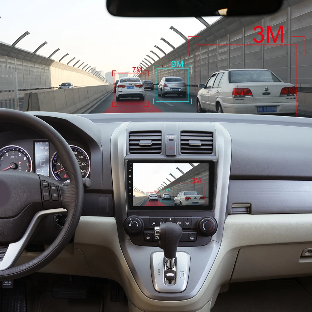 Isudar 1 Din Автомобильный мультимедийный Android 9 для Honda/CRV/CR-V 2006-2011 авто радио видео gps Восьмиядерный rom 32 ГБ USB DVR DSP камера