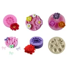 Форма силиконовая для кексов, 3,5x3,5x1,6 см, 1 шт.