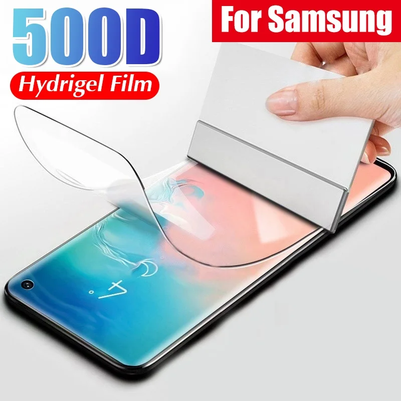 

Гидрогелевая пленка для Samsung Galaxy S20 FE S10 S8 S9 S21 Note 20 Ultra 10 Plus, Защита экрана для Samsung A51 A50 A70 A71