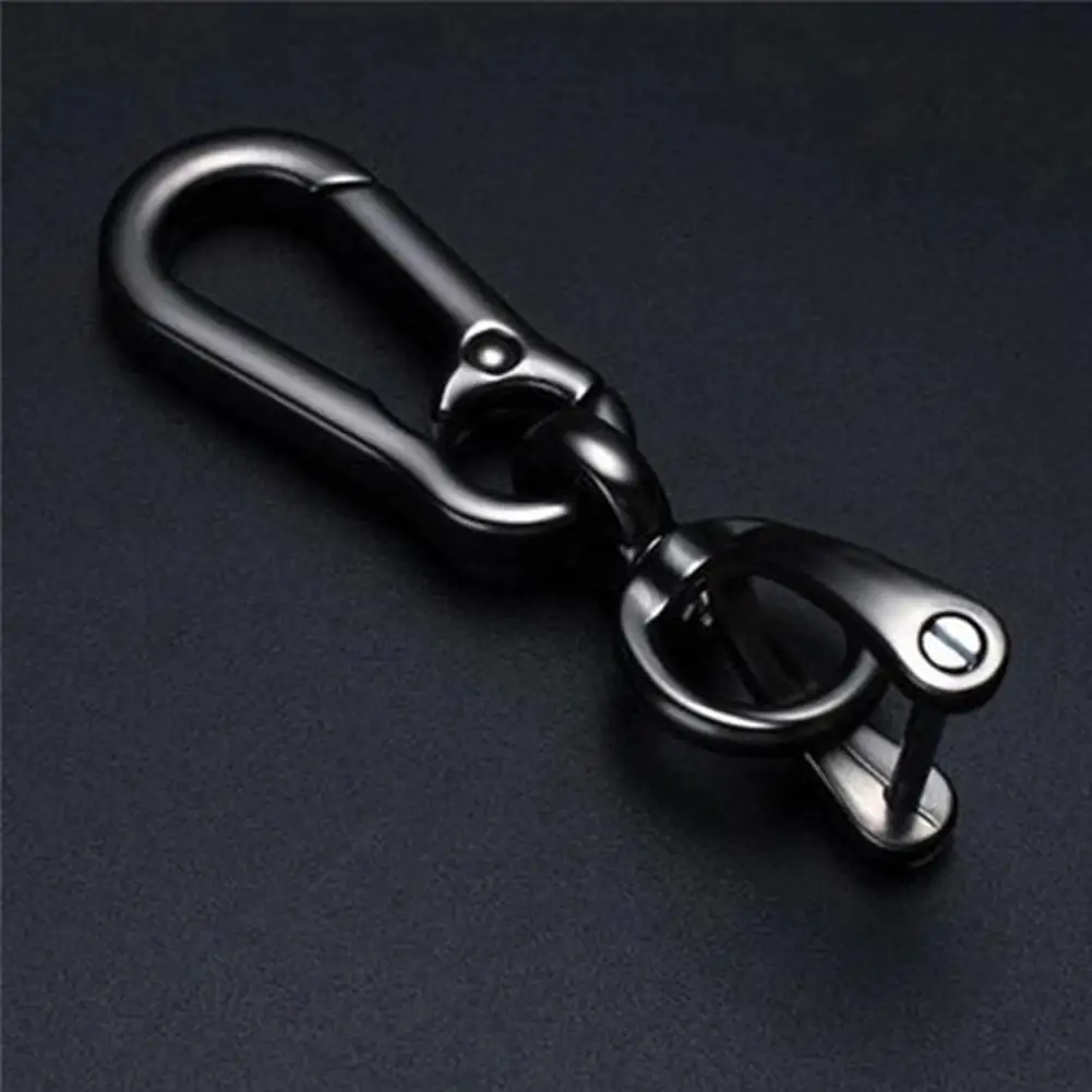

Creative Metal Key Ring Car Keychain Zinc Alloy Key Hook Holder Horseshoe Buckle Multi-function 360° Rotate Keyring Accessories