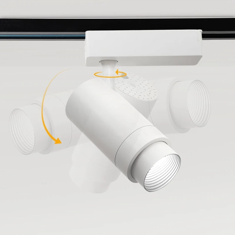 Регулируемые трековые огни с регулируемой яркостью освещение для трека угол