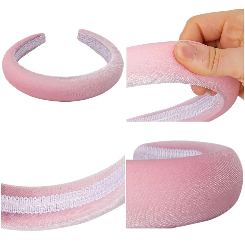 Повязка на голову женская бархатная в полоску золотистая и черная 2 5 см |