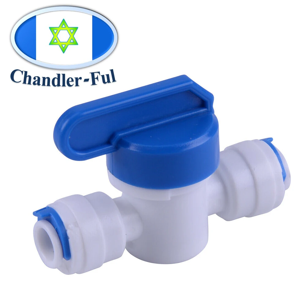 Запорные шаровые клапаны трубы O.D. 1/4 &quotили 3/8&quot пуш ап подходит для быстрого