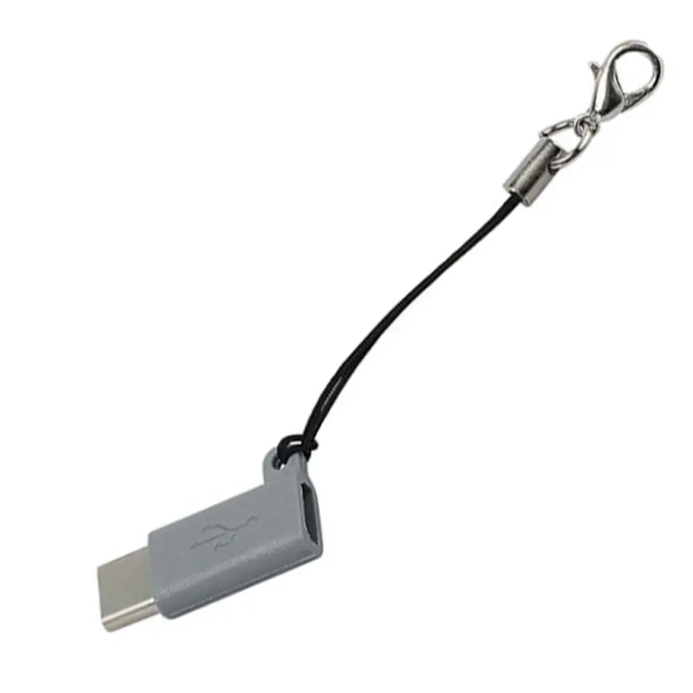 Серебристый Micro USB мама к type C 3,1 папа кабель адаптер зарядка USB C конвертер для samsung S8/LG huawei zte letv xiaomi - Цвет: Серебристый