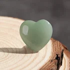 Натуральный кварцевый кристалл в форме сердца, минералы рейки, чакра, лечебный камень, ручная работа, ювелирные изделия, подвеска из драгоценных камней подарок, DIY, домашний декор