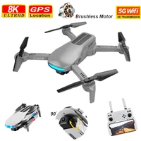 2021 new lu3 max drone 8k hd dual camera profesional helicopter gps fpv foldable rc quadcopter 5g wifi brushless motor drone