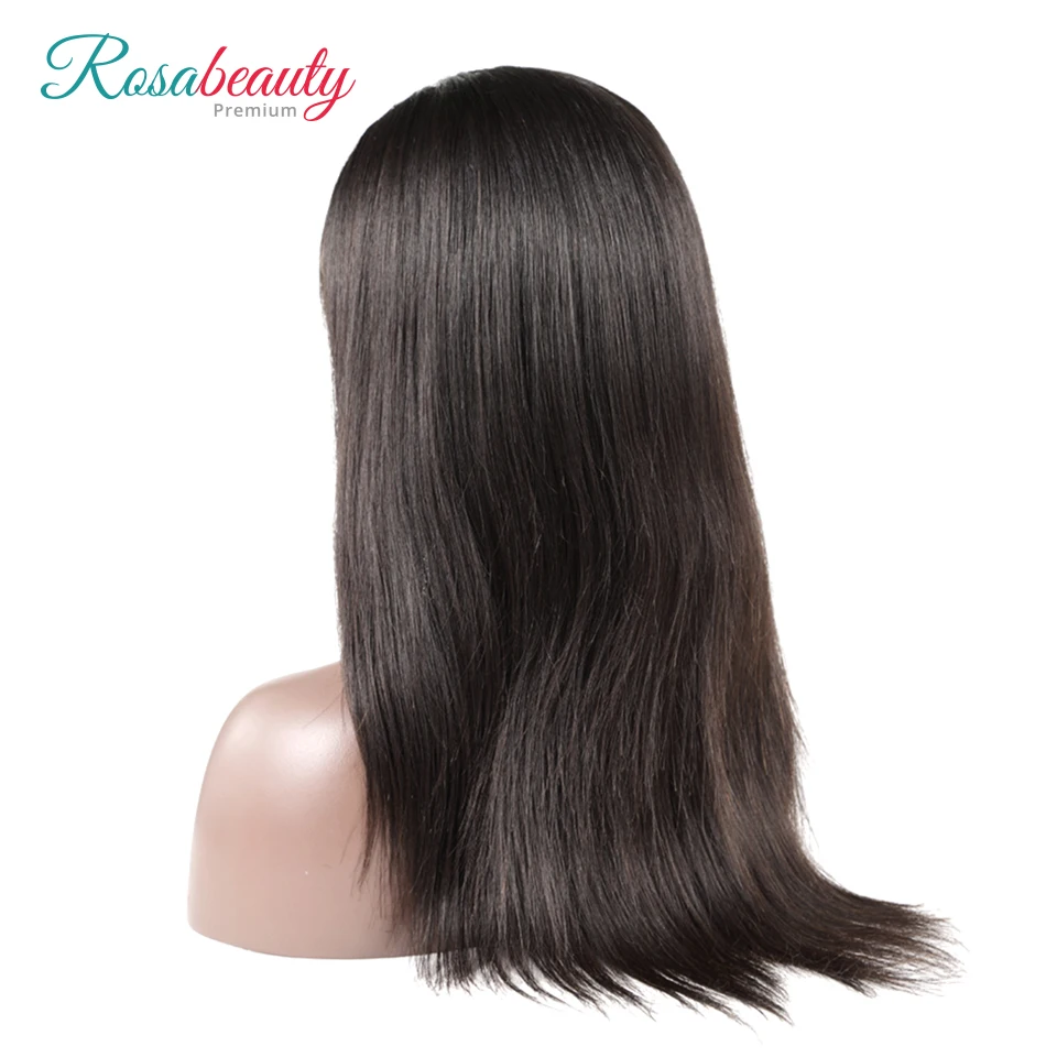 Мелоди OneCut прямые волосы 8-28 дюймов 13x6 синтетические человека Волосы Remy шнурка