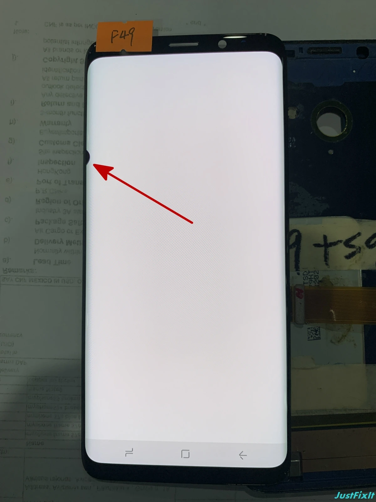 Супер AMOLED для samsung Galaxy S9 Plus G965F G965U S9plus ЖК-дисплей сенсорный экран дигитайзер дефект черное пятно