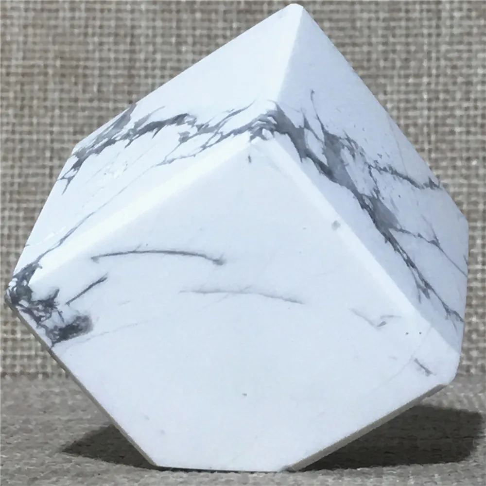 

Natural Howlite Quartz Crystal Home Furnishing Wedding Decoration Stone Globe Reiki Masters Square